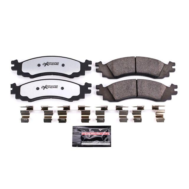 Power Stop Z36-1158 Front Carbon-Fiber Ceramic Brake Pads Z36 Truck & Tow For Ford Explorer, Ford Explorer Sport Trac, Ford Taurus, Mercury Mountaineer [Model Specific]