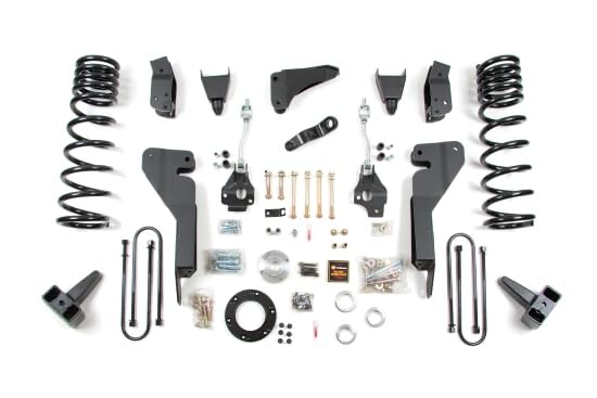 2008 Dodge Ram 2500/3500 4WD Diesel Zone Offroad ZOND31N | 8 inch Full Coil Spring Suspension Lift Kit (Front & Rear) 4" Rear Axle | Nitro Shocks