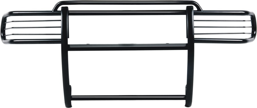 Grille Guard TrailFX Fits Chevrolet Silverado 1500 1999-2002 Powder Coated Gloss Black 1-Piece Steel with Brush Guard Bolt-On Grille Guard 81021