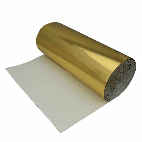 Gold Heat Shield (With Adhesive), Heatshield Products 12" x 50 Feet
