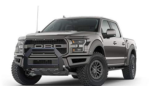 Bull Bar Black Horse Armour No Skid Plate Matte Black Compatible with 2004-2024 Ford F-150 2022-2024 Ford F-150 Lightning-AB-FO10-NL