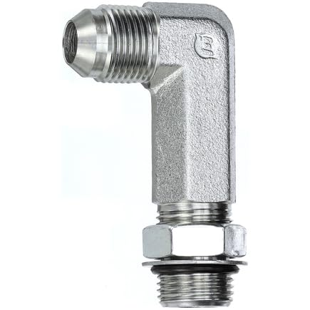 Gates Male Jic 37 Flare to Male G604600606 O Ring Boss 90 Long (SAE to SAE)