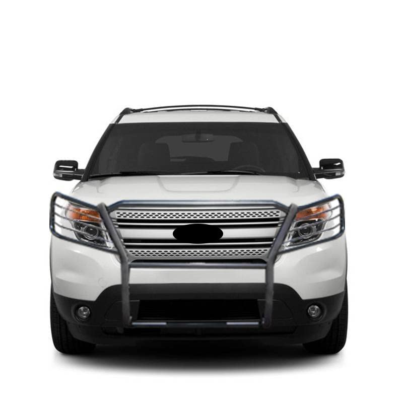 Bumper Guard Black Horse Grille brush Modular Black Compatible with 2011-2015 Ford Explorer-17FJ28MA