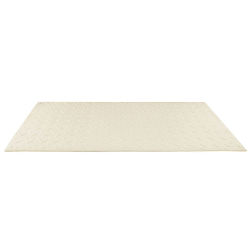 TuffTrak Ground Protection Mat AlturnaMat - Clear, 3ft.W x 8ft.L, Diamond Plate Tread Design, Model Number CM38
