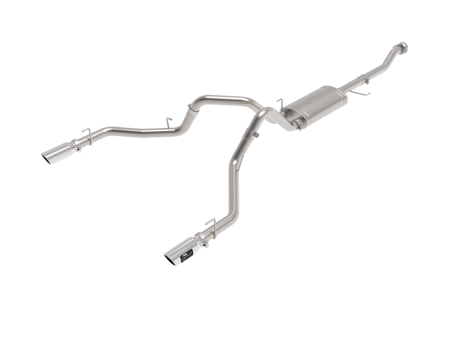 Vulcan Series aFe POWER 49-33127-P 3 IN 304 Stainless Steel Cat-Back Exhaust System w/Polished Tips, fits Ford F-150 2021 V6-2.7L/3.5L (tt)/V8-5.0L