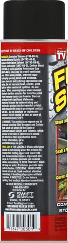 Satin Black Flex Seal Rubber Spray Sealant 14 oz. - Case of 6