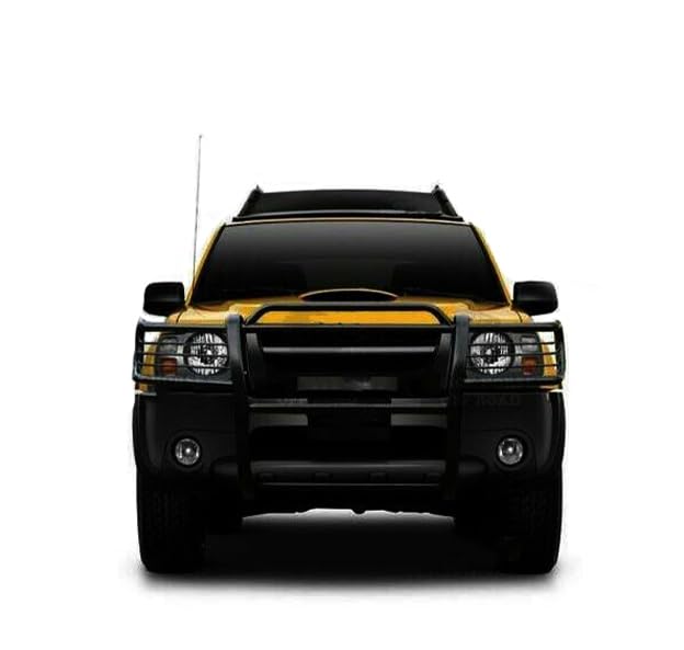 Grille Brush Black Horse Bumper Guard Modular Compatible with 2000-2004 Nissan Frontier|2000-2004 Nissan Xterra-17NI26MA