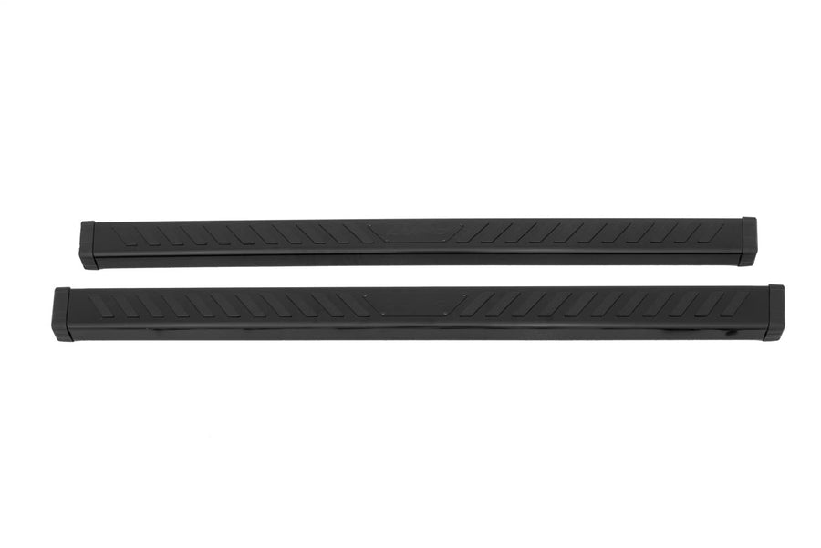 Lund Summit Ridge 2.0 Black Stainless Steel Running Boards for 2004-2018 Nissan Titan; 2016-2018 Titan XD | Fits Crew Cab