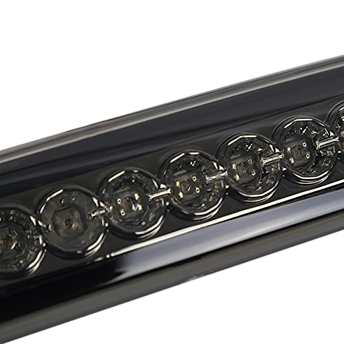 Smoke LED SPEC-D TUNING 3rd Brake Light Compatible with 1994-2001 Dodge RAM 1500/2500/3500, 2002 Dodge RAM 2500/3500 Models With Old Body Style