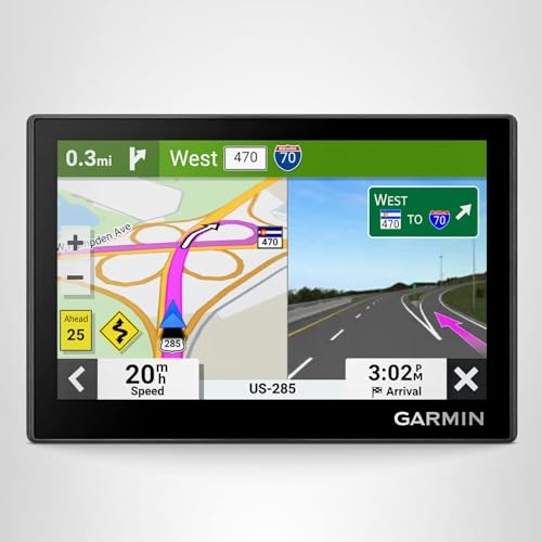 Garmin Drive™ 53 GPS Navigator, Touchscreen High-Resolution, Simple On-Screen Menus and Easy-to-See Maps, Driver Alerts
