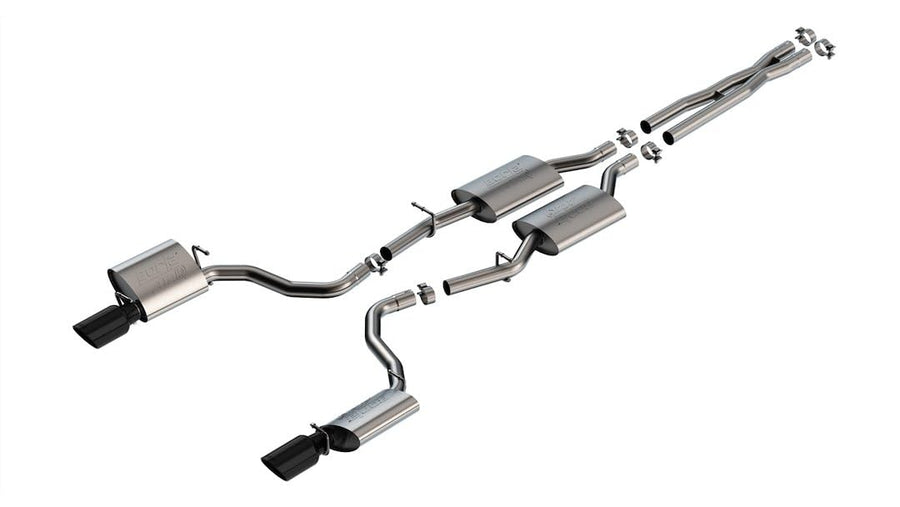 Borla 3.6L V6 RWD Dodge Charger GT 19-23 ATAK Catback Exhaust - Black Chrome Tips