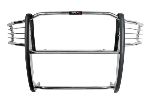 Grille Guard TrailFX Fits Ram 2500 and Ram 3500 2019-2024 One Piece Polished Stainless Steel with Brush Guard, Pre-Drilled Light Mounts TrailFX E0039S