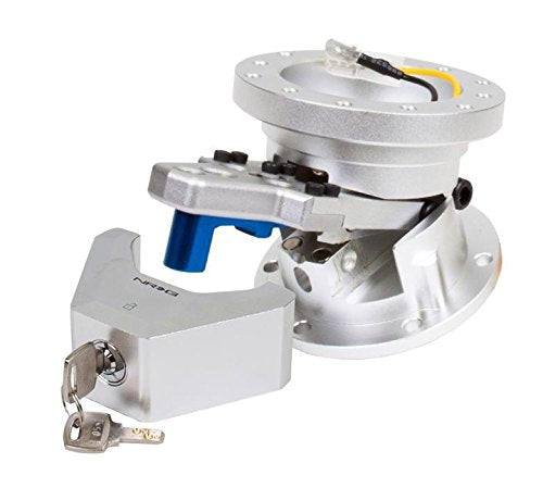 SRT-100SL, NRG Innovations, Adjustable Steering Wheel Hub Adapter Quick Angle Tilt System with Lock SRT-100BK Silver