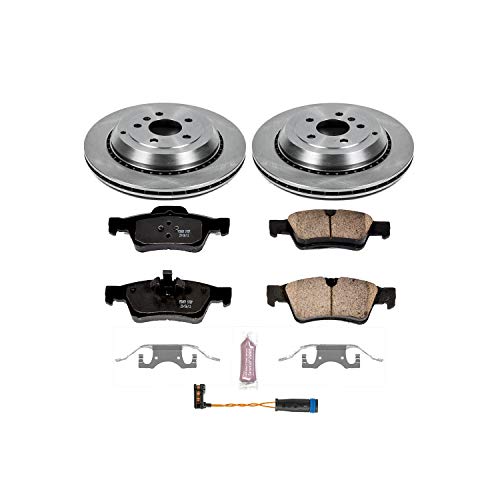 Power Stop KOE4636 Rear Replacement Brake Kit-OE Brake Rotors & Ceramic Brake Pads Autospecialty