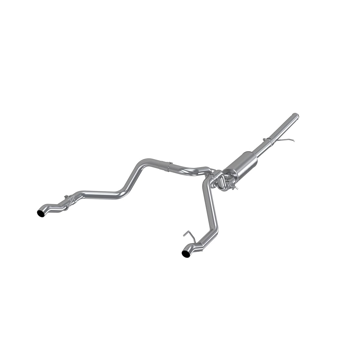2.5" MBRP Cat Back, Dual Rear Exhaust System S5085AL (Aluminized Steel)