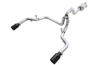 0FG AWE Dual Exit Exhaust for '15-'20 F-150-5" Diamond Black Tips