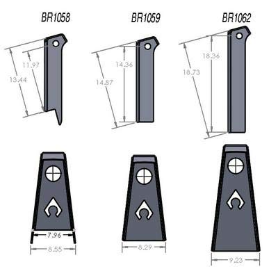 Shock Tower Artec Industries BR1058-GNKQ Cutout Pair, 1 Pack