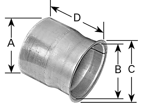 Flared Exhaust Pipe Adapter AP Exhaust 9472