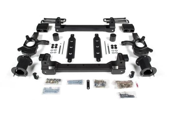 Zone Offroad 2014, 2015, 2016, 2017, 2018 Chevy Silverado/GMC Sierra 1500 RWD | ZONC34F 6.5 inch Full Suspension Lift Kit (F & R) w/Stamped Steel/Alum. Control Arms | FOX 2.0 Adventure Series Shocks