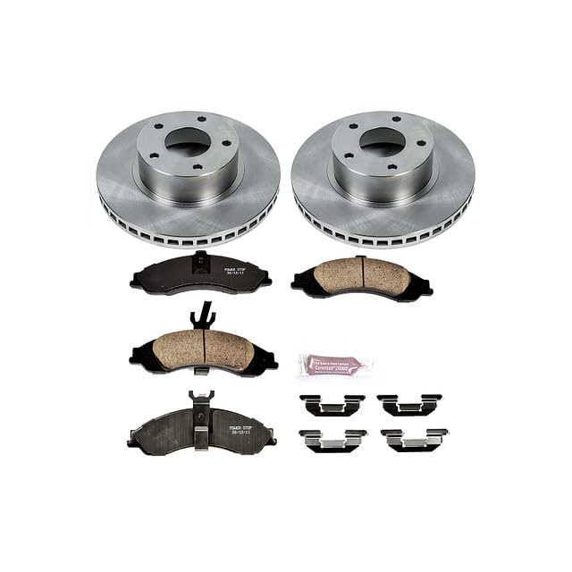 Power Stop Autospecialty KOE2965 Front Replacement Brake Kit-OE Brake Rotors & Ceramic Brake Pads For Pontiac GTO 2004 [Model Specific]