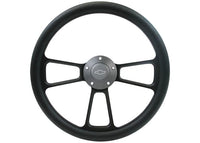 Brothers Trucks Steering Wheel STRF8BB160-69 - Custom - Black/Black - Bowtie
