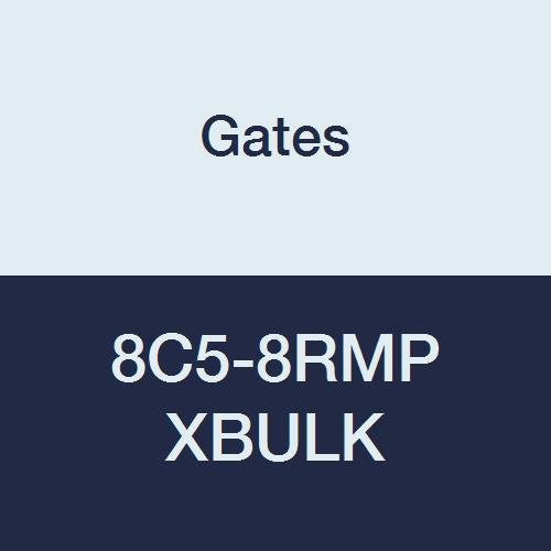 Gates XBULK 8C5-8RMP Field Attachable for C5C, C5D and C5M Hose, Male Pipe NPTF, 30 Cone Seat, Steel, 13/32" ID (Pack of 130)