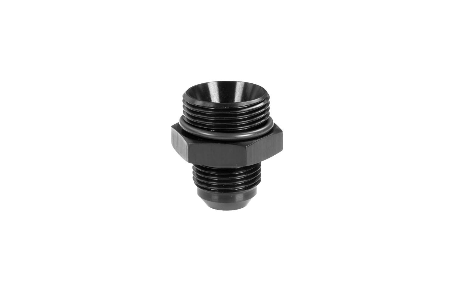 Aeromotive Black Fitting, AN-16 ORB to AN-12 Flare 15722