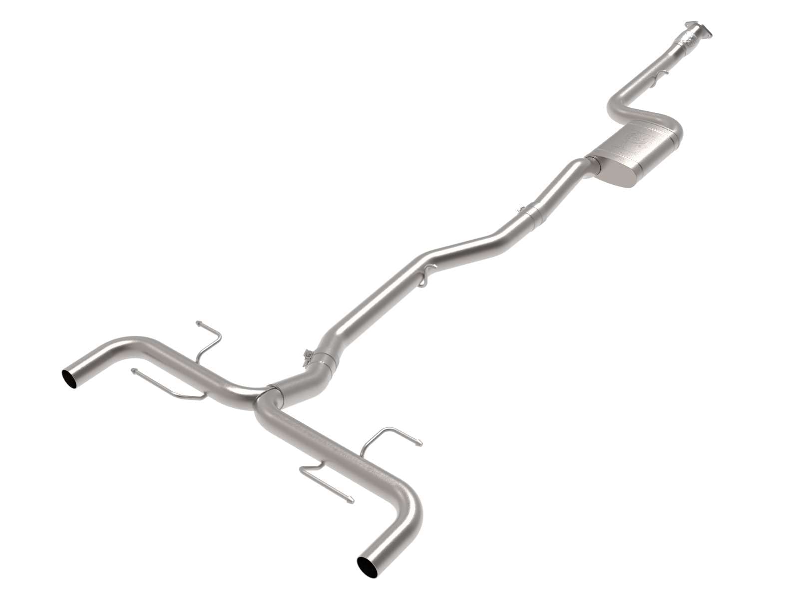 aFe POWER 49-36903 Exhaust System MACH Force-Xp Axle-Back, 3" to 2-1/2" 304 Stainless Steel, High Flow Muffler, for 2017-2021 Alfa Romeo Giulia