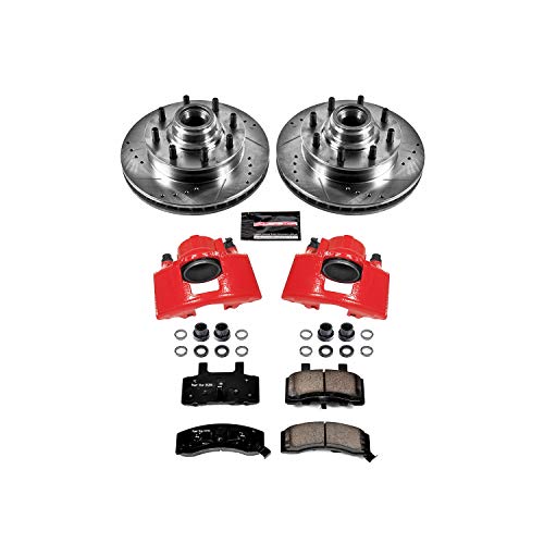 Power Stop Front KC2947 Z23 Evolution Sport Performance Brake Kit with Caliper, 1 Pack