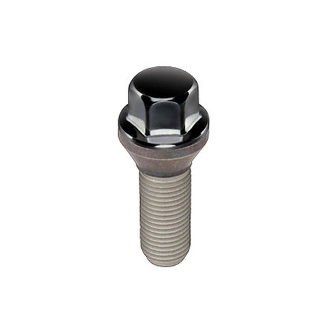 Black McGard 69726BK M14 x 1.25 Thread Size Cone Seat Lug Bolt, (Pack of 50)