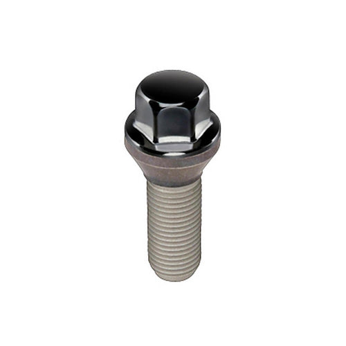 Black McGard 69726BK M14 x 1.25 Thread Size Cone Seat Lug Bolt, (Pack of 50)