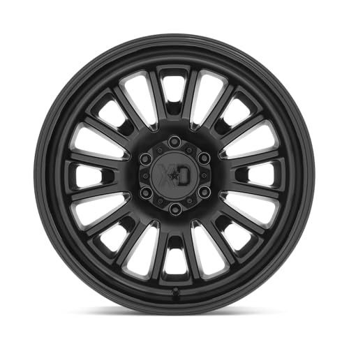 XD Wheels Xd864 Satin Black Rover with Gloss Black Lip Wheel Alloy Steel (20 x 9. inches /6 x 87 mm, 0 mm Offset)