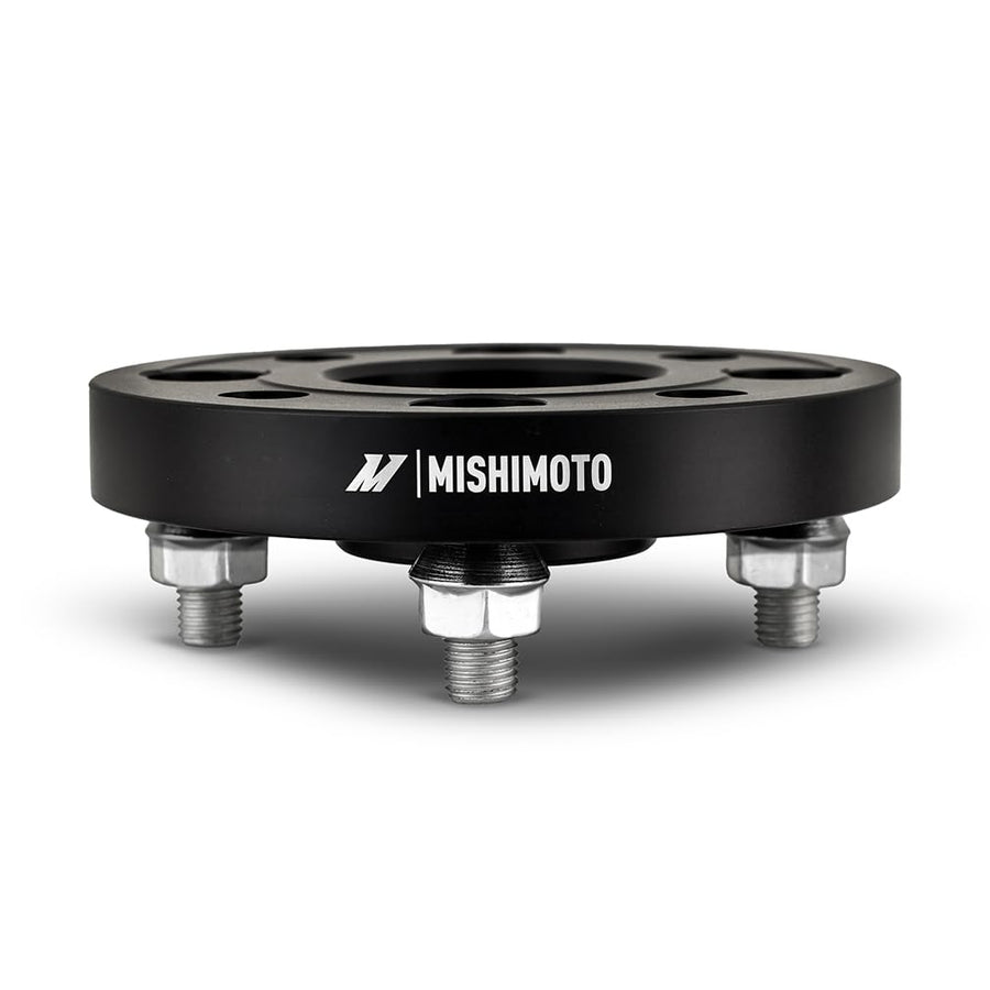 Mishimoto 4x100 Wheel Spacers, 56.1 Center Bore, M12x1.5, 35mm Thick, Black
