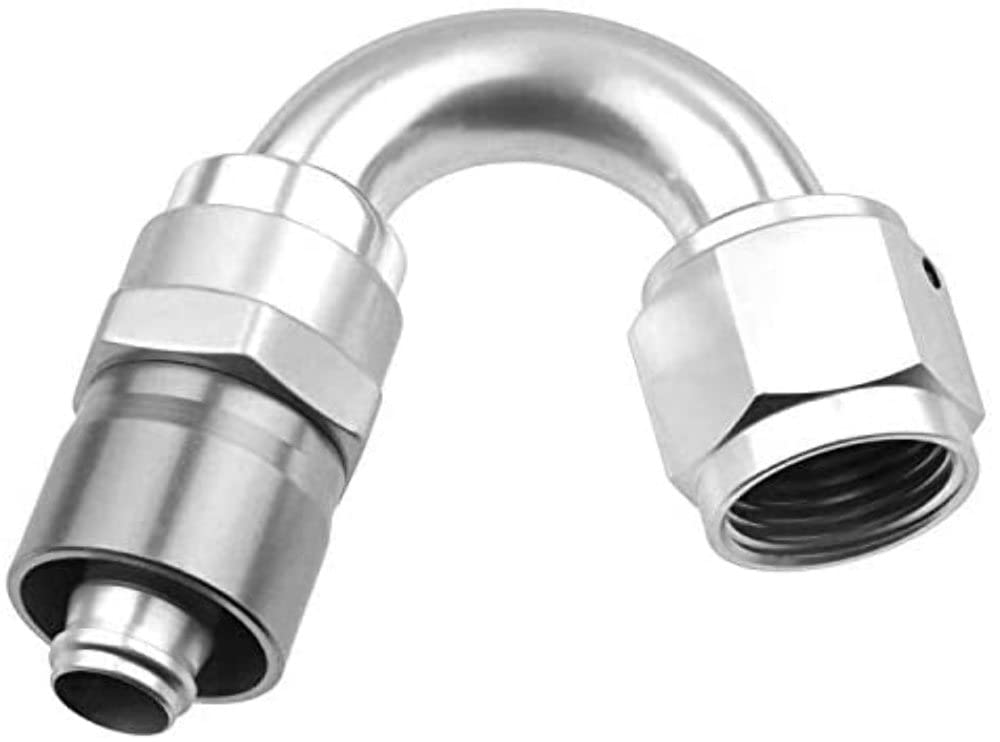 7150-16-5 Redhorse Performance Crimp Style Hose End (Clear), 1 Pack
