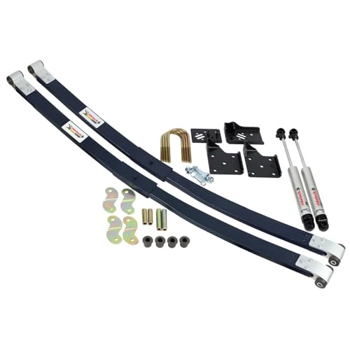 RideTech Composite Leaf Spring/HQ Shock Kit 11014810, 55-57 Compatible with Chevy