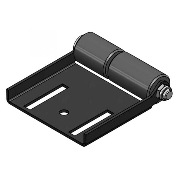 SURFACE MOUNT SLIDE OUT ROLLER, MODEL#402, POWDER COAT BLACK MOUNTING BRACKET