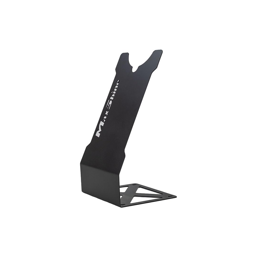 Maxshine Polisher Universal Stand – Single Station Display/Holder | Holds Any Polisher, Buffer or Grinder | Freestanding or Mount to Workbench | Powder-Coated Metal, Cord Management, Space-Saving