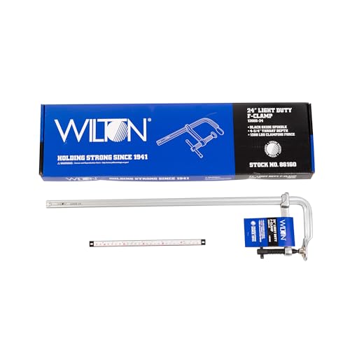 Wilton F-Clamp Light-Duty, 24" Opening, 4-3/4" Throat, 1200 Lbs. Clamping Force (Model 1200S-24)