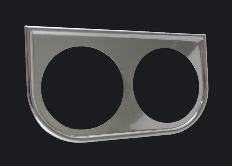 Under Dash Classic Instruments MT55 Gauge Mounting Panel - Chrome - 2-Hole