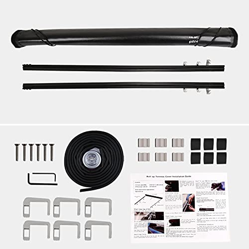 Roll Up Spec-D Tuning Vinyl Tonneau Cover Compatible with Ford F150 5'6" Short Bed 2015-2019