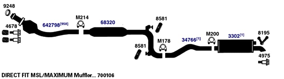 Exhaust Pipe AP Exhaust Products 34766