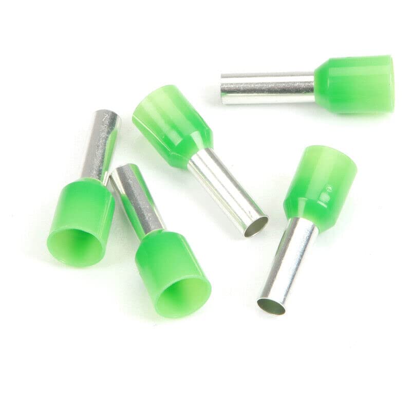 10 Ga Install Bay Green Ferrules - Package of 100