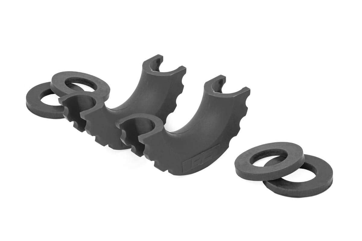 D-Ring Isolators Black Rough Country | Pair - RS101