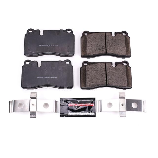 Power Stop Z23-1263 Z23 Evolution Sport Carbon Fiber Infused Ceramic Brake Pads with Hardware