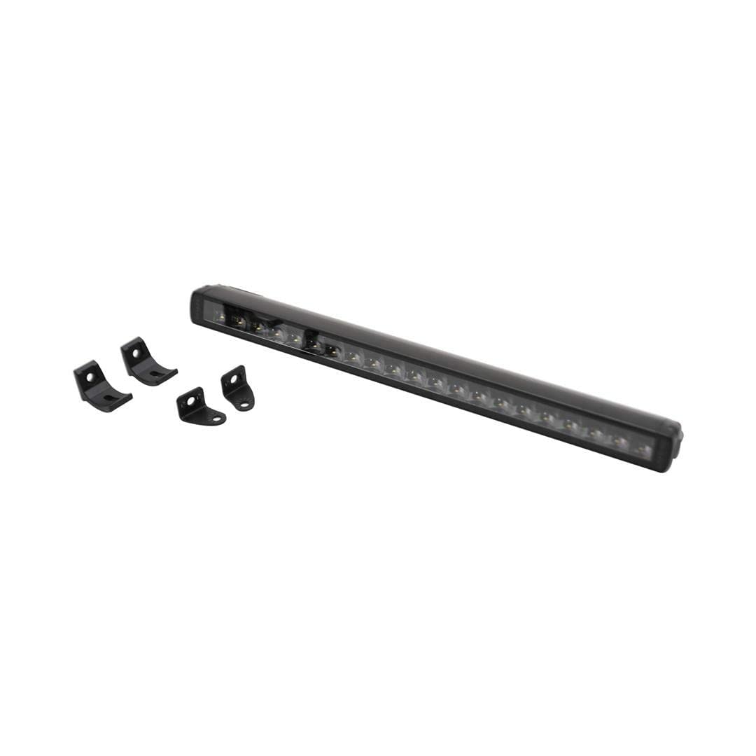 20 Inch TrailFX Blacked-Out Single Row Spot/Flood Combo Beam LED Light Bar for Off-Roading and Overlanding, 105W 8,820 Lumens, Premium OSRAM LED Chips, with Wiring Harness & Brackets