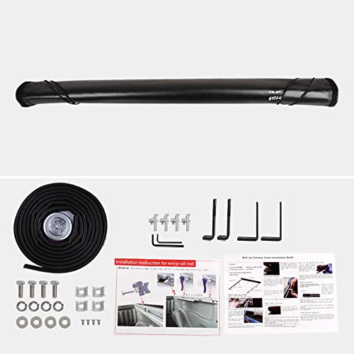 Toyota Tacoma Truck Crew Cab 5' Short Bed 2005-2015 Compatible Spec-D Tuning Vinyl Roll Up Tonneau Cover