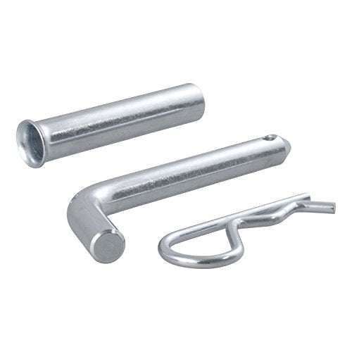 CURT 21502 Trailer Hitch Pin & Clip, 5/8-Inch Adapter with 1/2-Inch Diameter, Fits 1-1/4 or 2-Inch Receiver