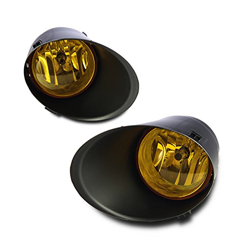 Fog Lights Winjet Compatible with [2007 2008 2009 2010 2011 2012 2013 Toyota Tundra] + Switch + Wiring Kit