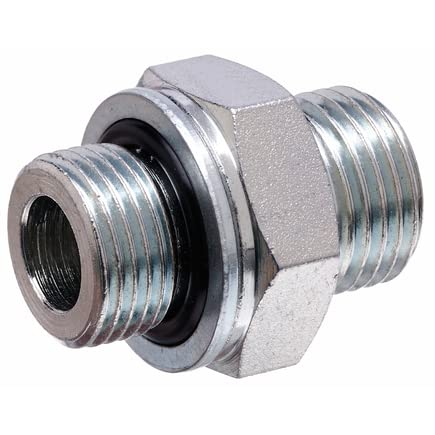 G62470-1616 Male British Standard Pipe Parallel with O-Ring to O-Ring Male Flat-Face