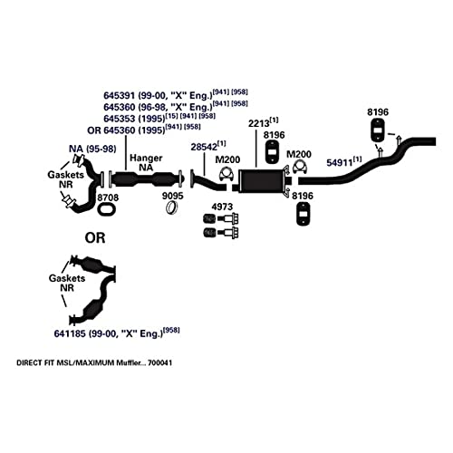Exhaust Muffler AP Exhaust Products 2213